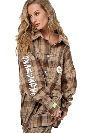 Рубашка Клетка Шоколад Продиджи
