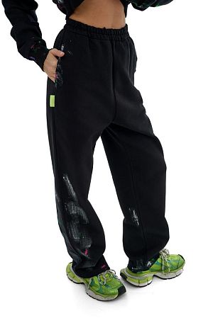 Джоггеры Прямые Блэк Шагал