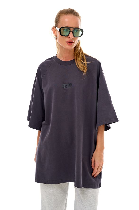 Футболка Овер Графит (100% хлопок)