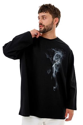 Лонгслив Мужской Блэк Курилка