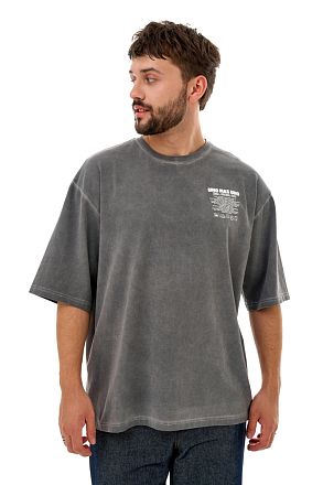 Футболка Мужская Дарк Грей Уход New