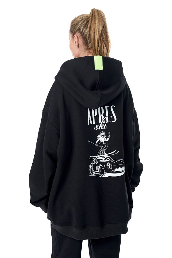 Худи Дарк Блю Ски (начёс)