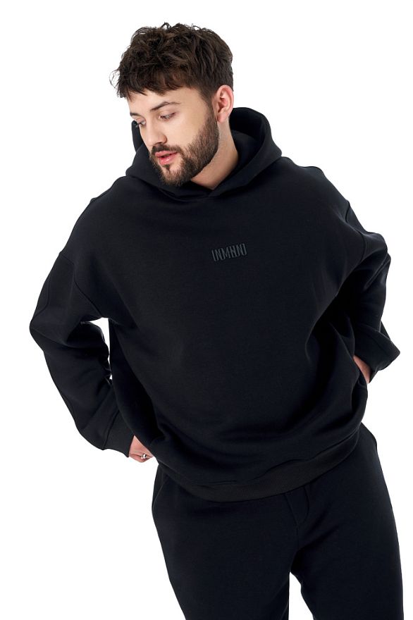 Худи Мужской Дарк Блю (начёс)