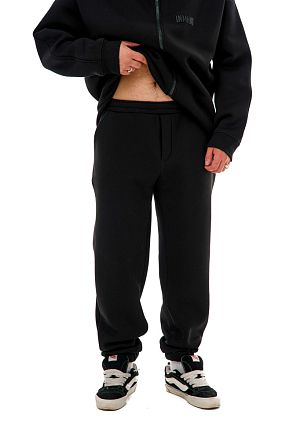 Джоггеры Мужские Блэк (начёс) 2025