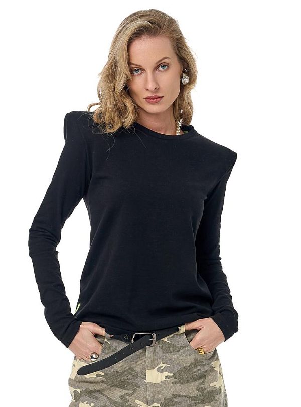 Лонгслив Гага Блэк