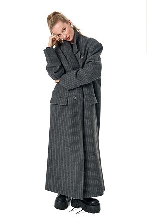 Пальто Овер Грей