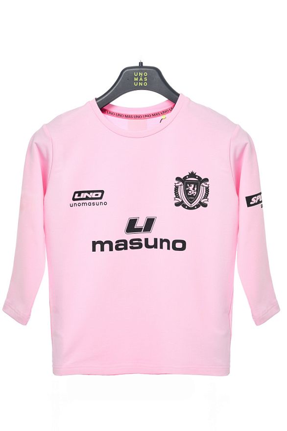 Лонгслив Детский Пинк Футбол Черный Принт