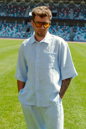 Рубашка Сицилия Мужская Скай