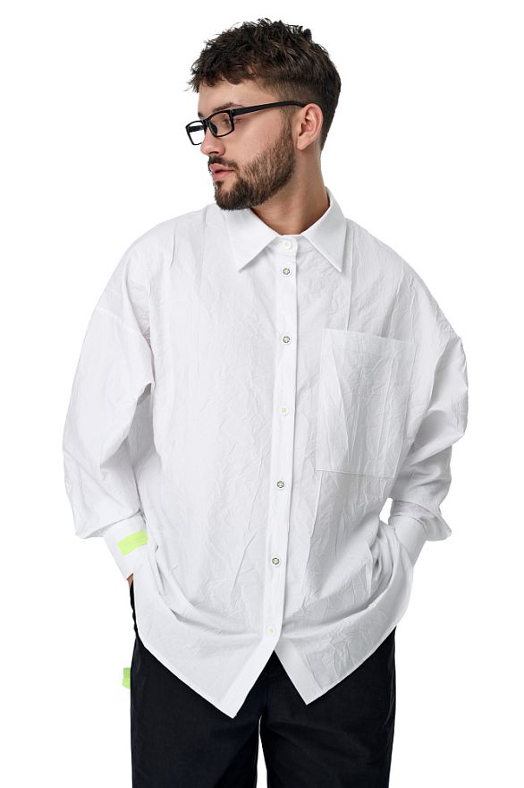 Рубашка Париж Мужская Уайт Помятость