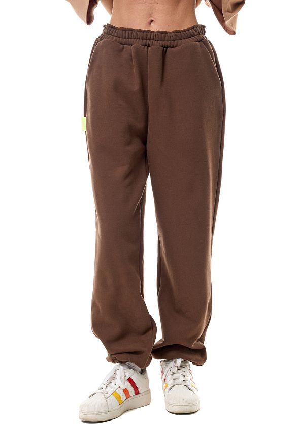 Джоггеры Шоколад (Микро Начёс, 100% хлопок)