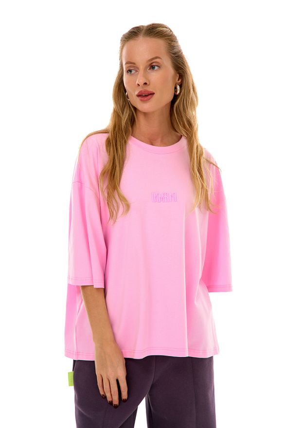 Футболка Лайт Пинк Уно Слитный