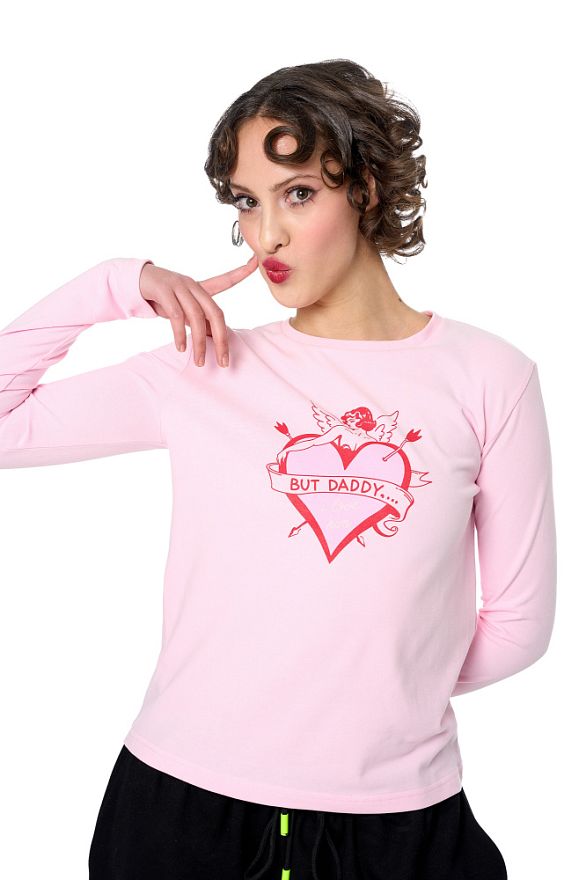 Лонгслив Дей Пинк Пин-Ап