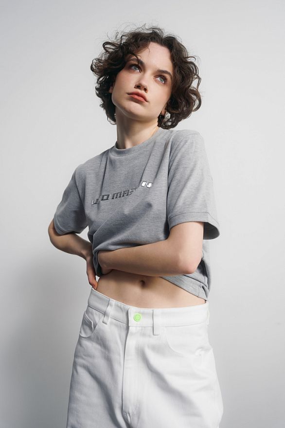 Футболка Калифорния Серый Меланж