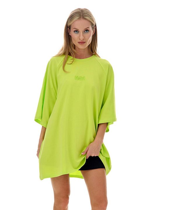 Футболка Овер Лайм Уно Слитный