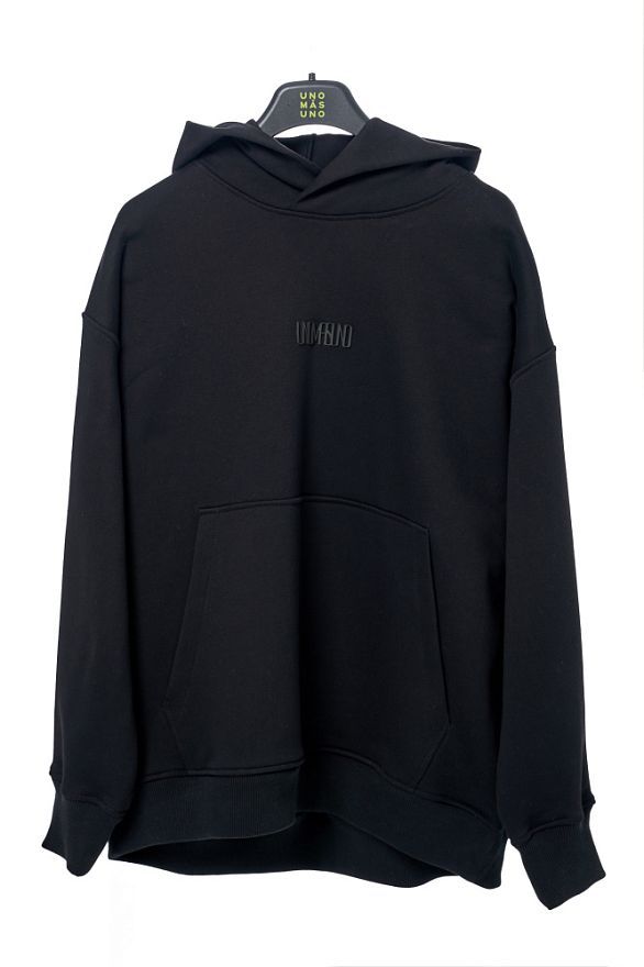 Худи Мужской Блэк (100% хлопок)