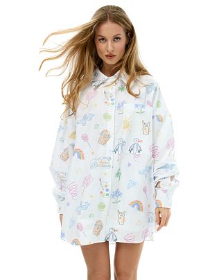 Рубашка Париж Принт