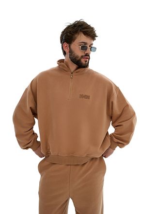 Свитшот Горло на Замке Мужской Мускат петля трёхнитка