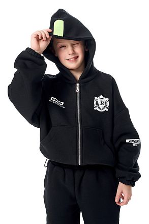 Толстовка Детская Баббл Дарк Блю (начёс)