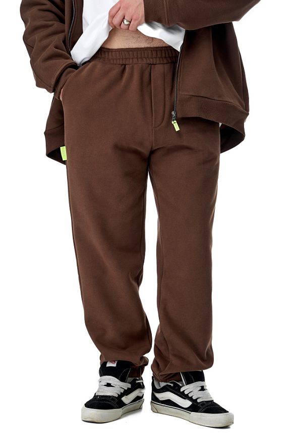 Джоггеры Мужские Шоколад (Микро Начёс, 100% хлопок)