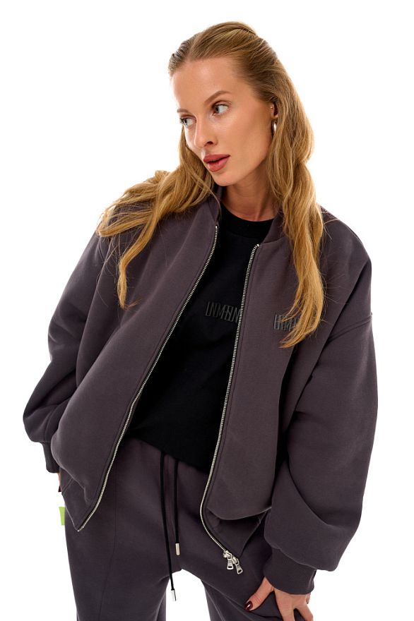 Бомбер Шот Графит (начёс)