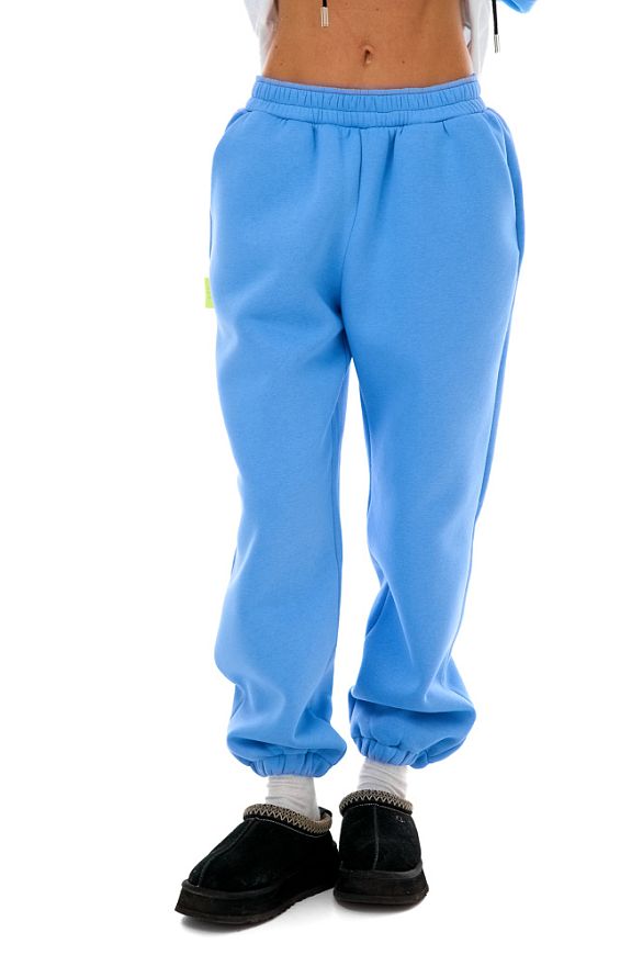 Джоггеры Лазурь (начёс)