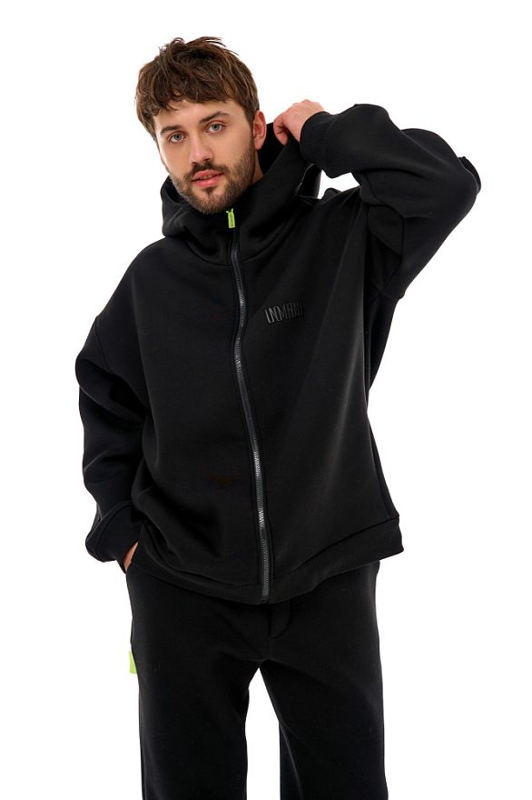 Толстовка Мужская Блэк Уно Слитный (начёс)