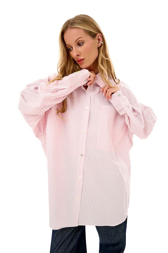 Рубашка Париж Пинк Полоска