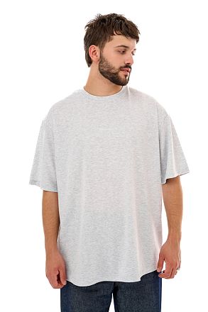 Футболка Мужская Серый Меланж Вышивка