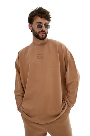 Лонгслив Мужской Мускат Лого Выпуклый