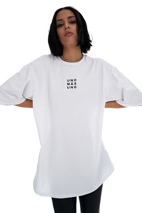 Футболка Уайт Лого Выпуклый Черный