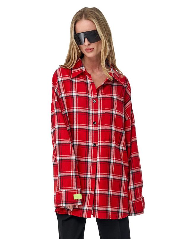 Рубашка Клетка Рэд
