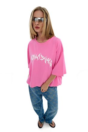 Футболка Пинк Готик Белый