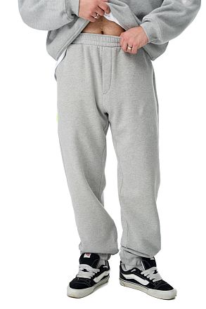 Джоггеры Мужские Серый Меланж (Микро Начёс 100% хлопок)