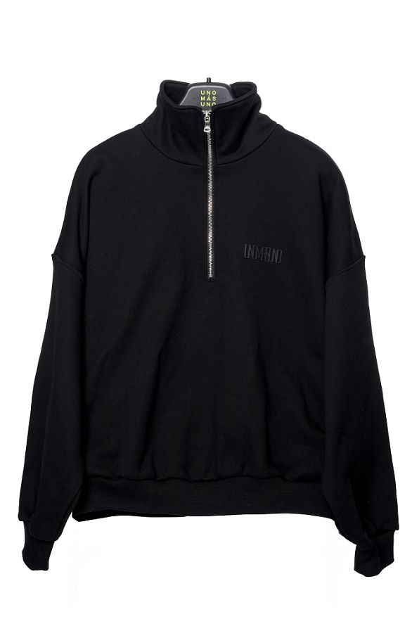 Свитшот Горло на Замке Мужской Блэк