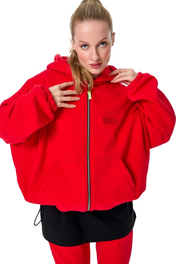 Толстовка Баббл Рэд (начёс)