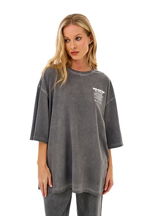 Футболка Мен Дарк Грей Уход New