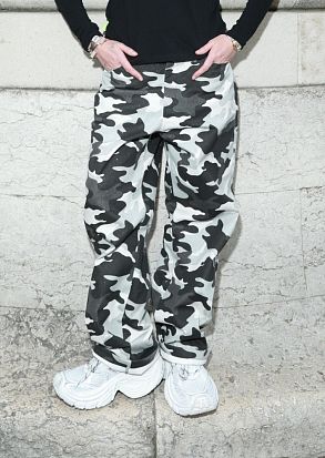 Джинсы Нью Милитари Блэк