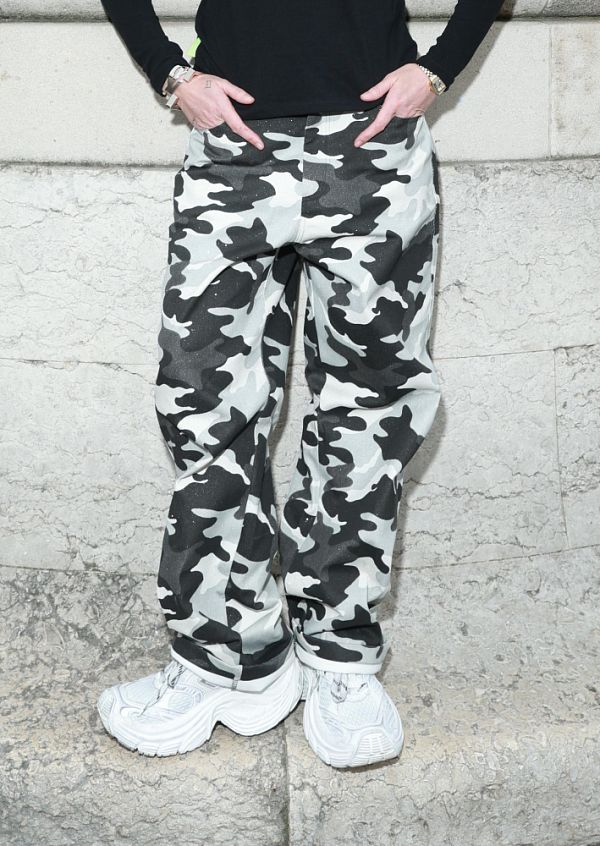 Джинсы Нью Милитари Блэк