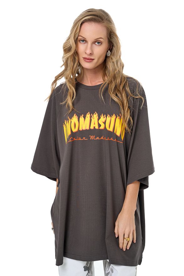 Футболка Овер Графит Трэшер