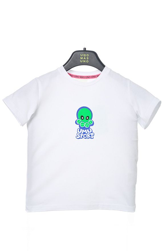 Футболка Детская Уайт Уму Спорт Октопус