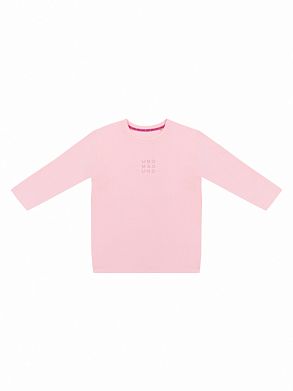 Лонгслив Детский Пинк Лого Розовый