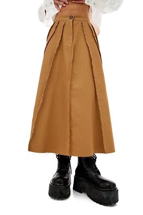 Юбка Скул Панк Беж