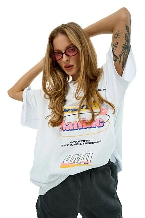 Футболка Уайт Спорт Маньяк