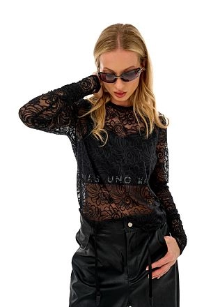 Лонгслив Нэйкид Бохо Блэк